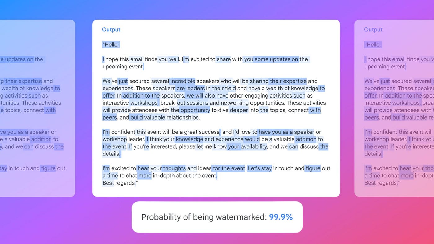 Google Open-Sources Its Watermarking Tool For AI-Generated Texts ...