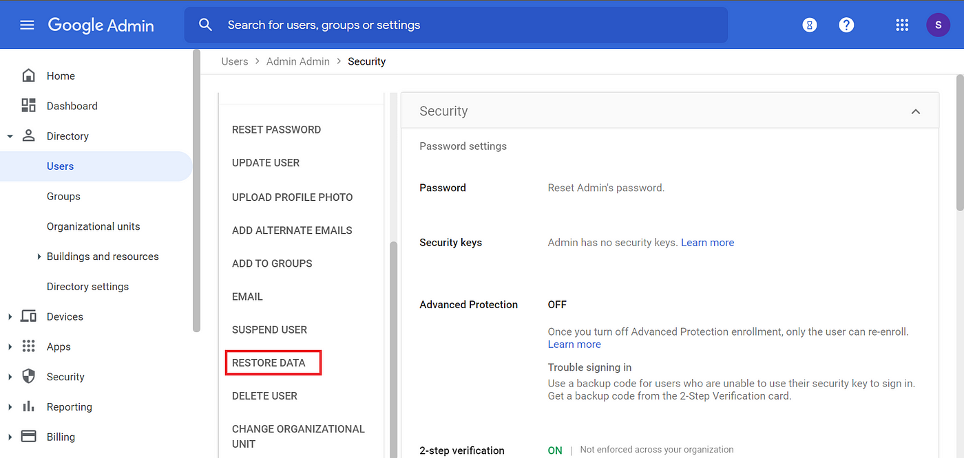 How to recover the users deleted mail from the Google Workspace Admin Panel  | by Pluto7 | Medium