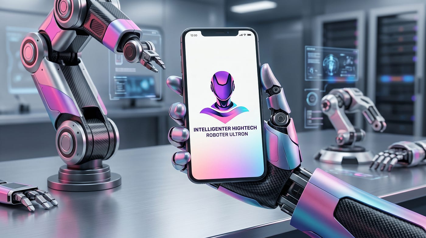 Intelligenter Hightech-Roboter Ultron: Neue Wege der KI-Investition