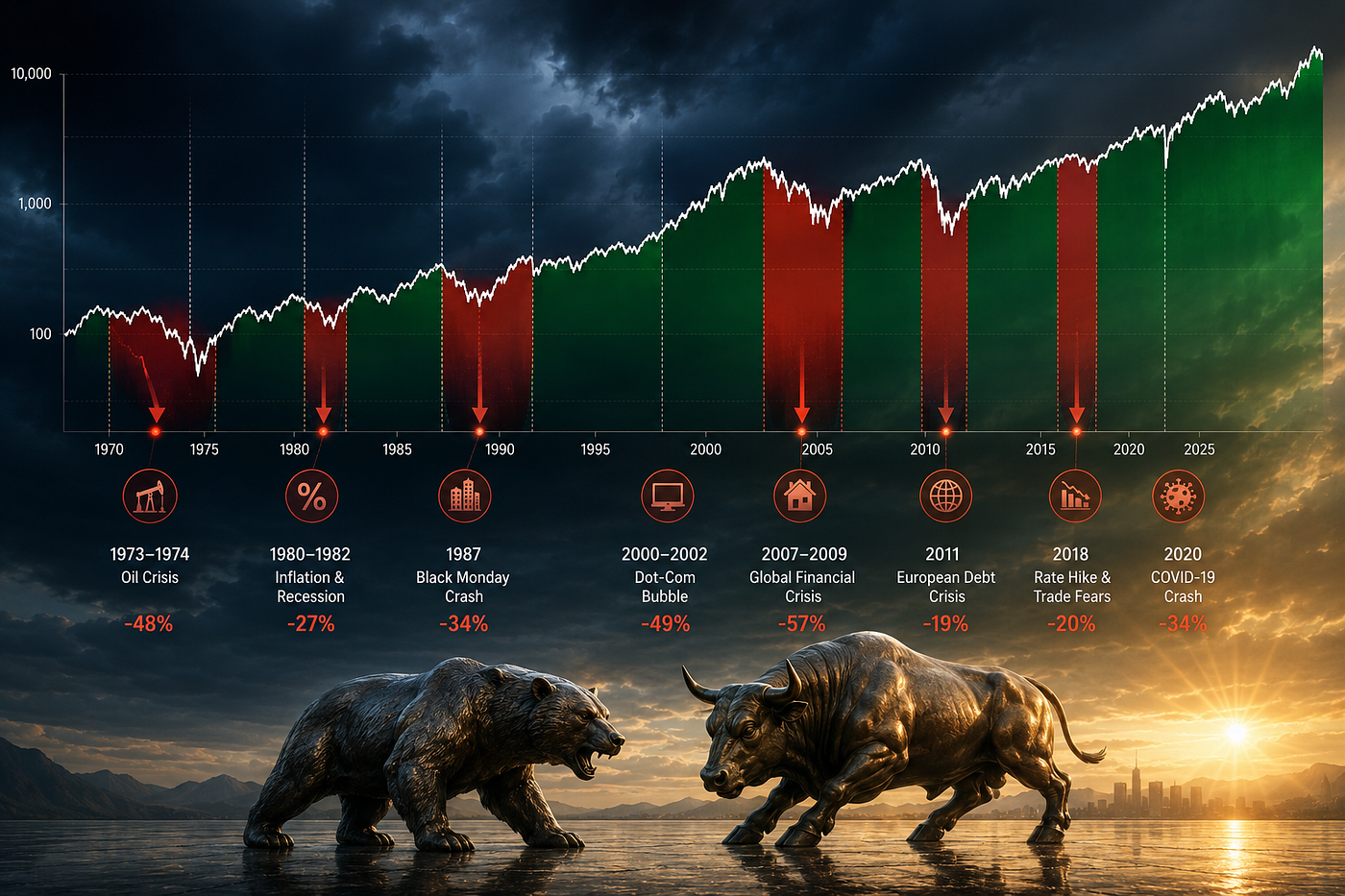 How Long Do Bear Markets Last? Historical S&P 500 Declines and Recoveries