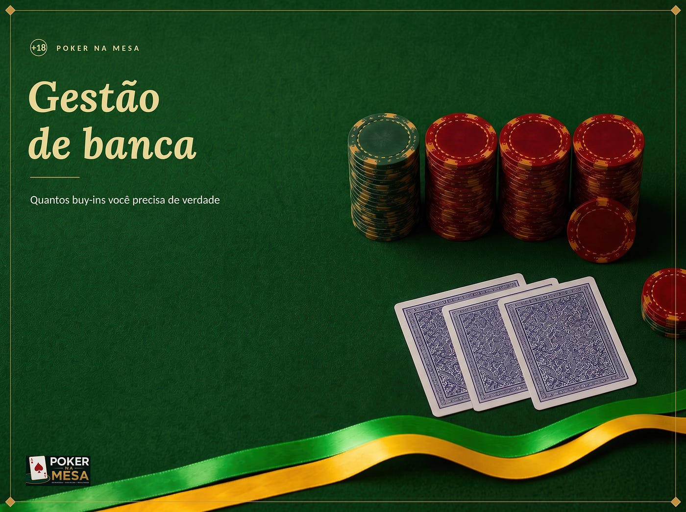 Gestão de banca no poker: quantos buy-ins de verdade (cash, MTT, Spin & Go e Sit & Go)