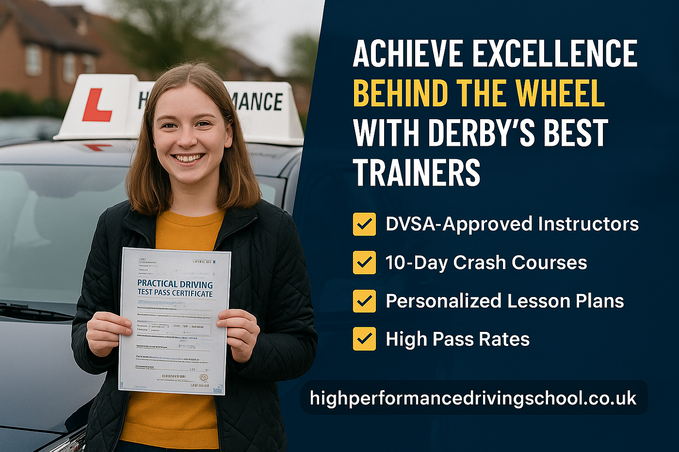 Pass Your Driving Test Fast in Derby