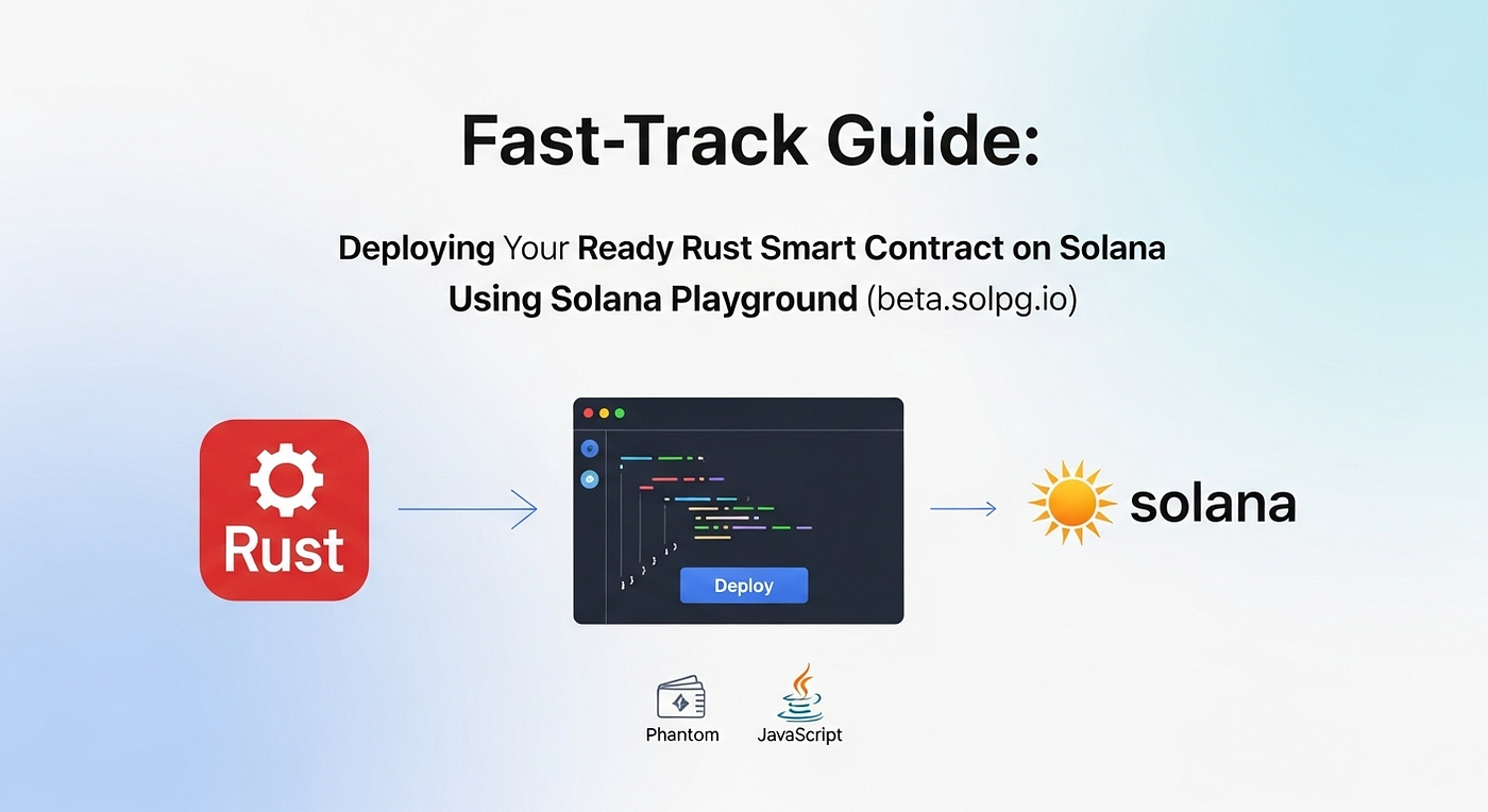 Fast-Track Guide: Deploying Your Ready Rust Smart Contract on Solana Using  Solana Playground (beta.solpg.io) | by Hans Johannes Schulte | CoinsBench