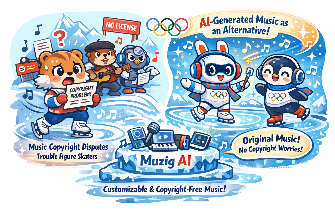 AI Music Steps Into the Gaps of Olympic Figure Skating Copyright
