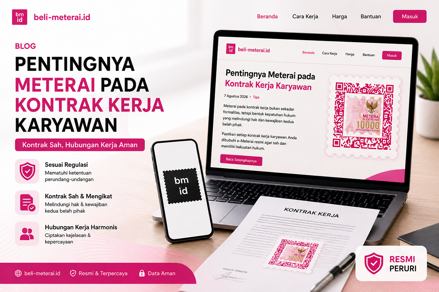 Pentingnya Meterai pada Kontrak Kerja Karyawan