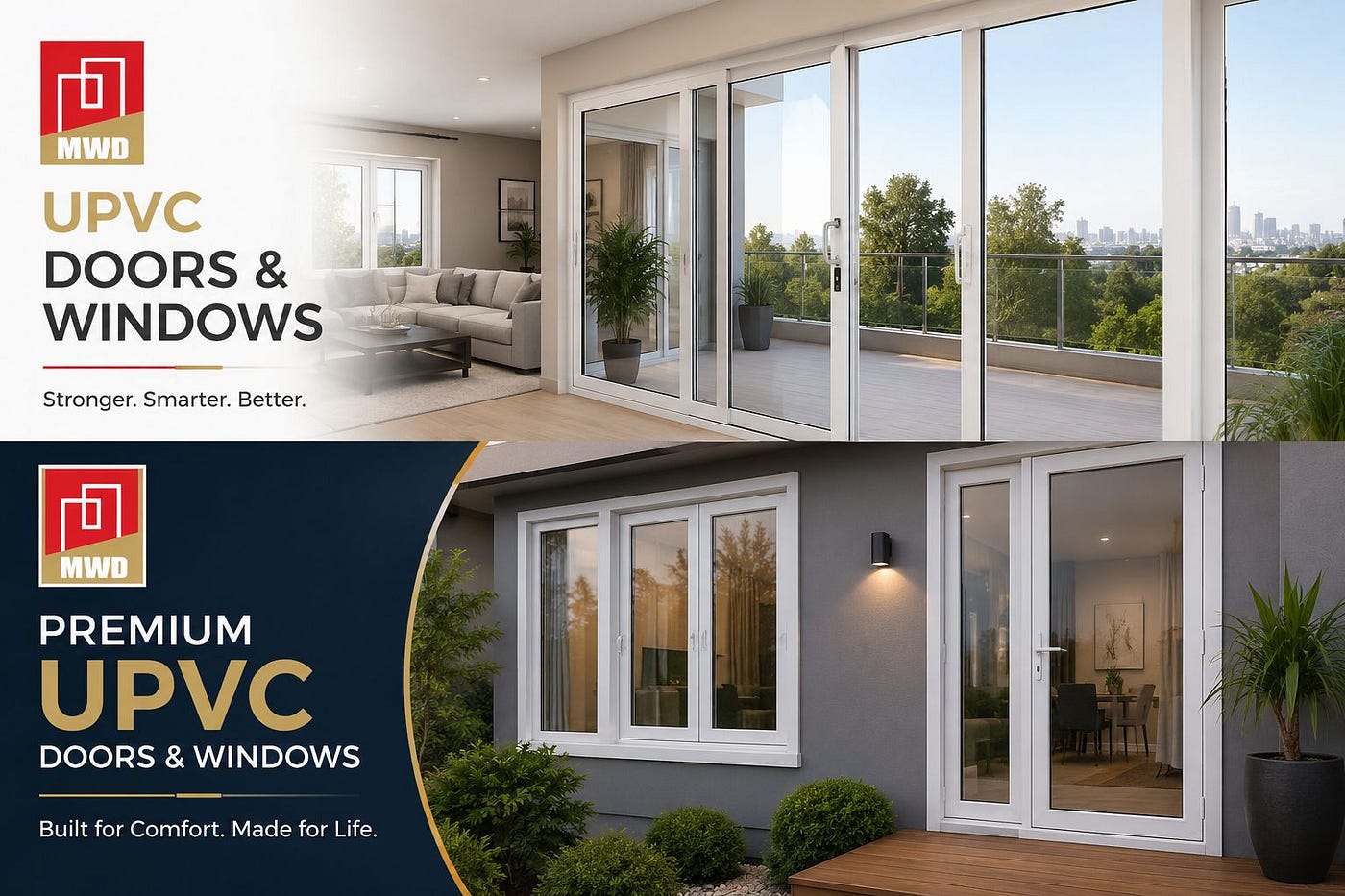 Best UPVC Doors and Windows Manufacturer in Delhi — MWD Private Limited