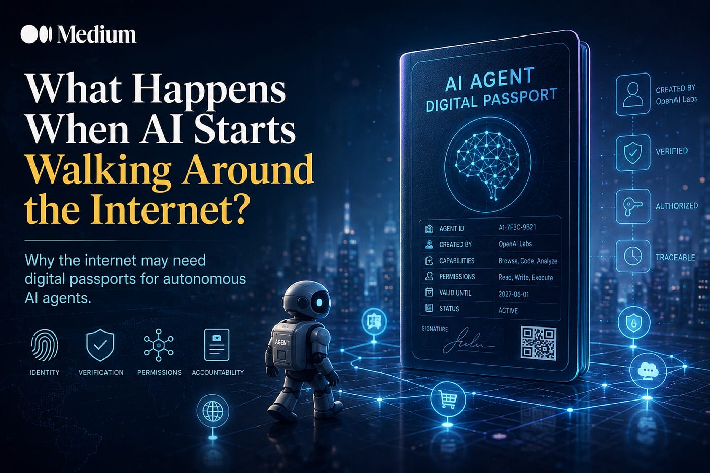 What Happens When AI Starts Walking Around the Internet?