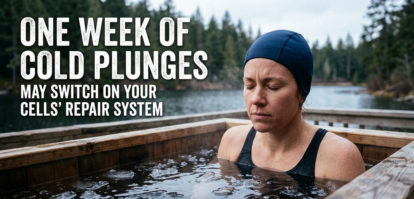 One Week of Cold Plunges May Switch On Your Cells’ Repair System, Study Finds
