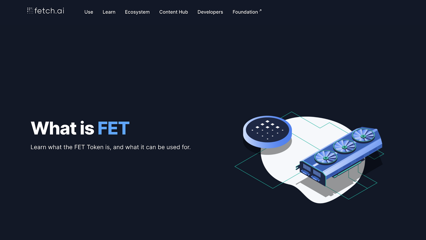 What is $FET Fetch AI? All You Need to Know about FET | by Cryptowrit3r.x |  Coinmonks | Medium