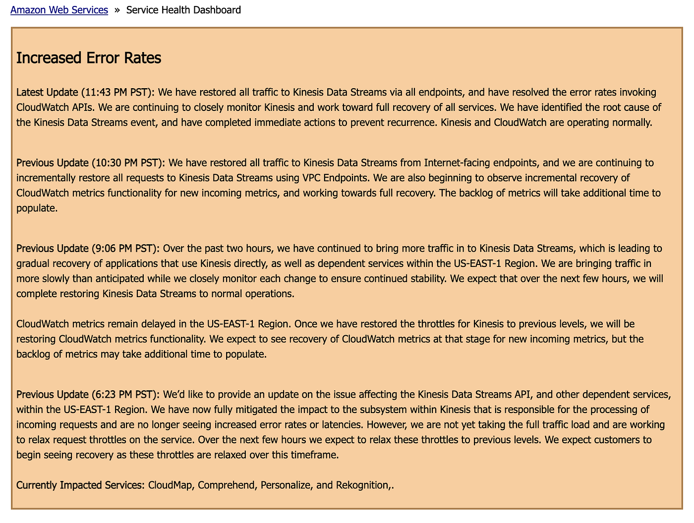 What Can We Learn from the AWS US-East-1 Region Outage? | by