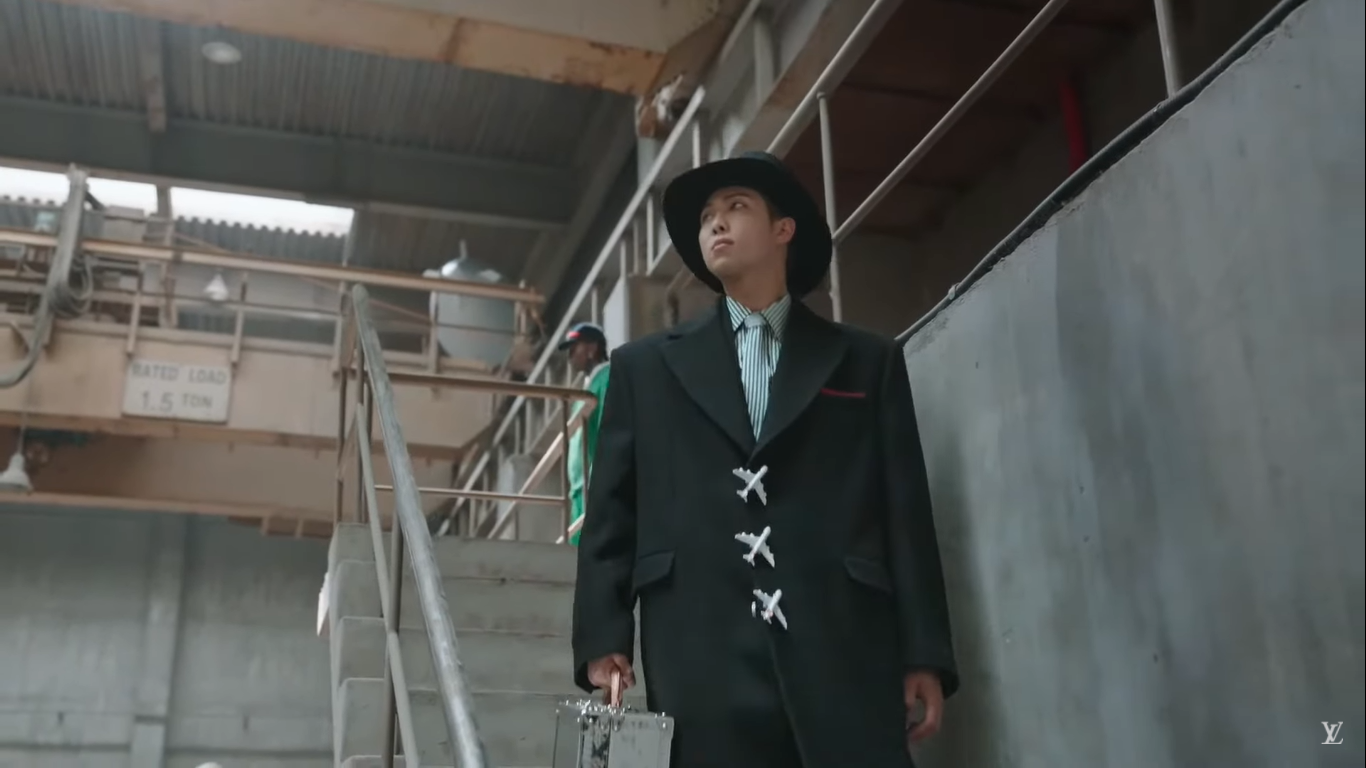 BTS' Jin's colourful Louis Vuitton shirt calls your attention; he