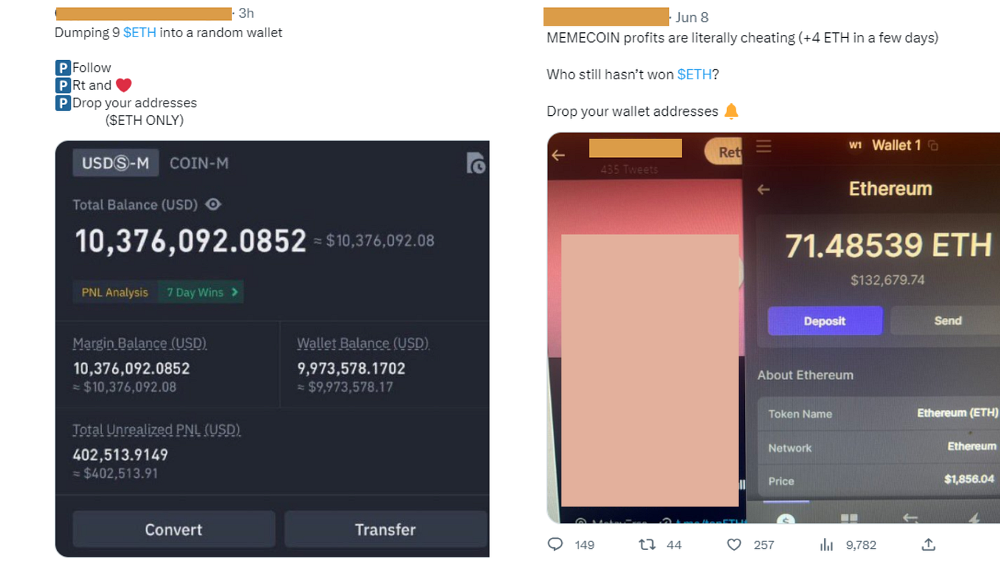 Crypto Dusting, an Invisible Threat. | by Nefture Security | Dissecting  Web3 | Medium