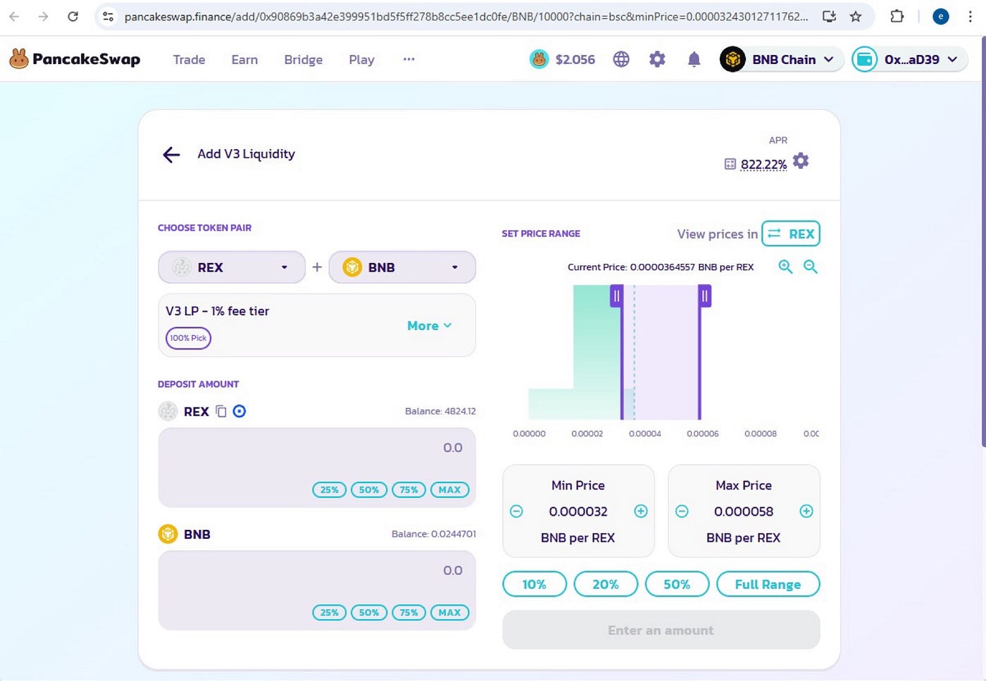 Adding Liquidity on PancakeSwap V3: REX/BNB Pair: A Step-By-Step Guide for  Beginners | by REVOX | Medium
