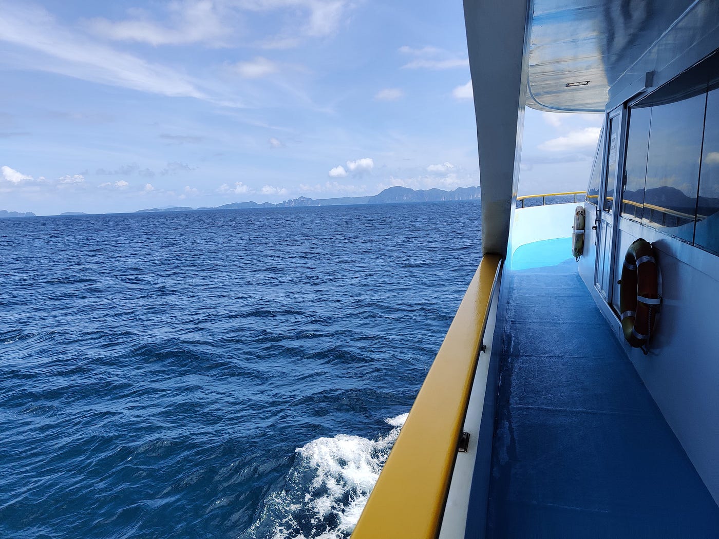 From Phuket to Phi Phi islands by a ferry