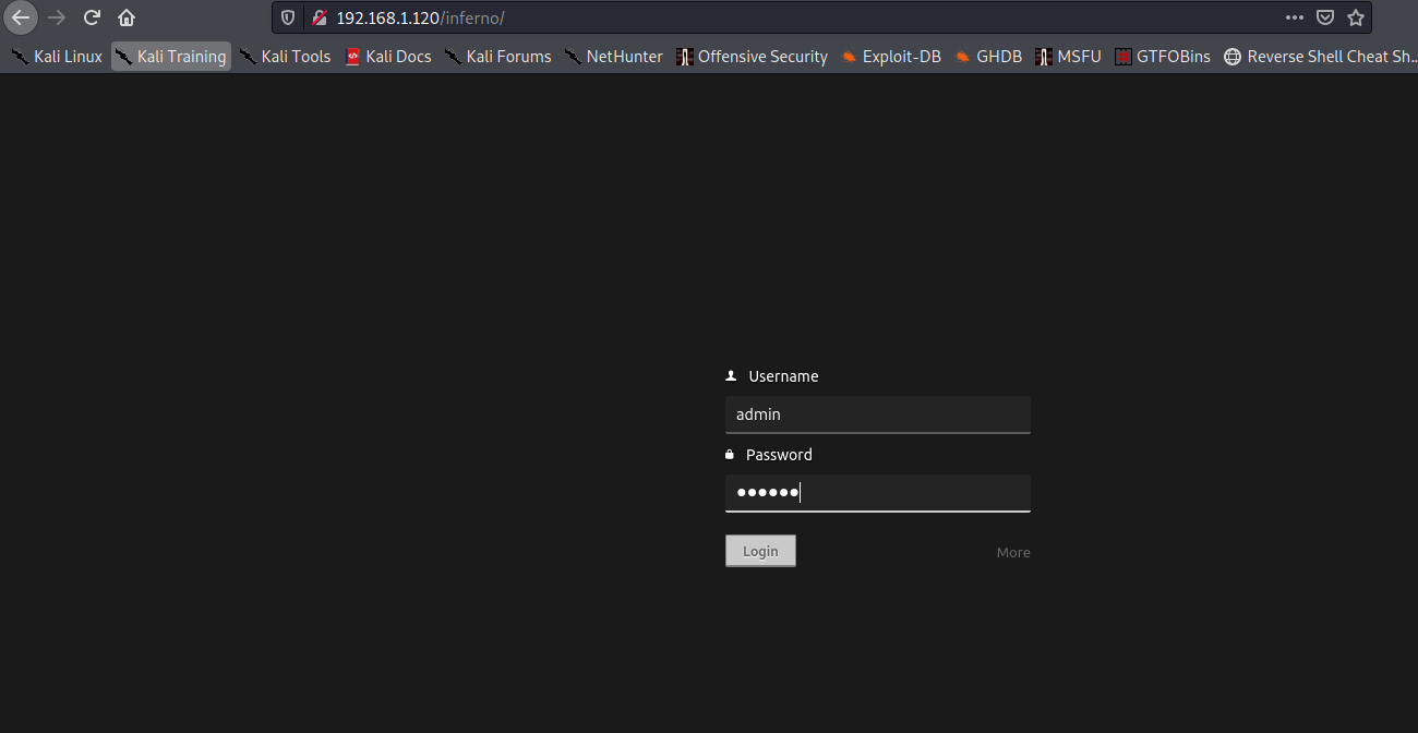 Inferno: 1 Vulnhub Writeup (Details) | by 0xJin | Medium