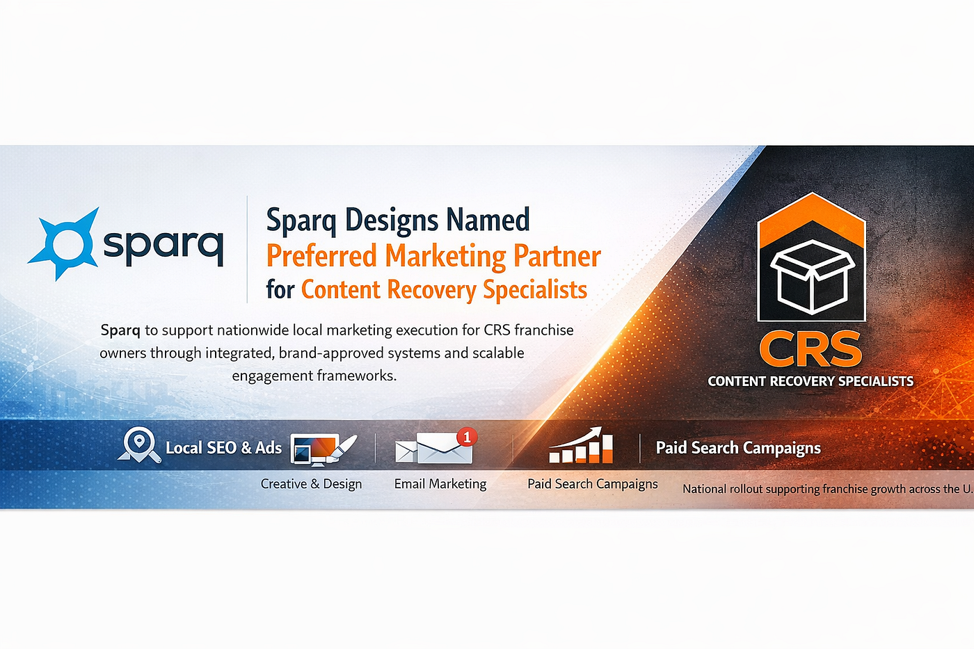 Sparq Designs Named Preferred Marketing Partner for Content Recovery Specialists