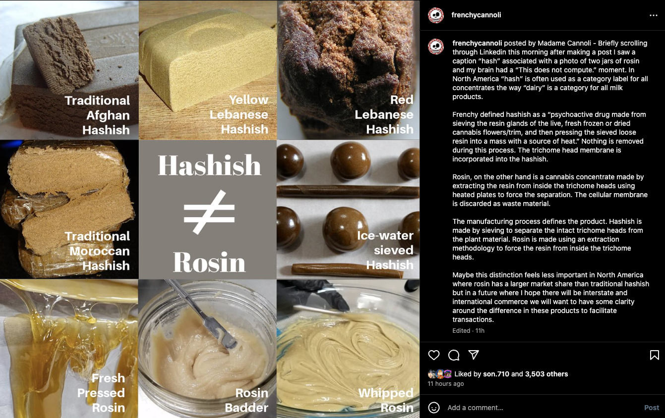 Is rosin “hash”?. In today’s world of cannabis, yes. | by Ben