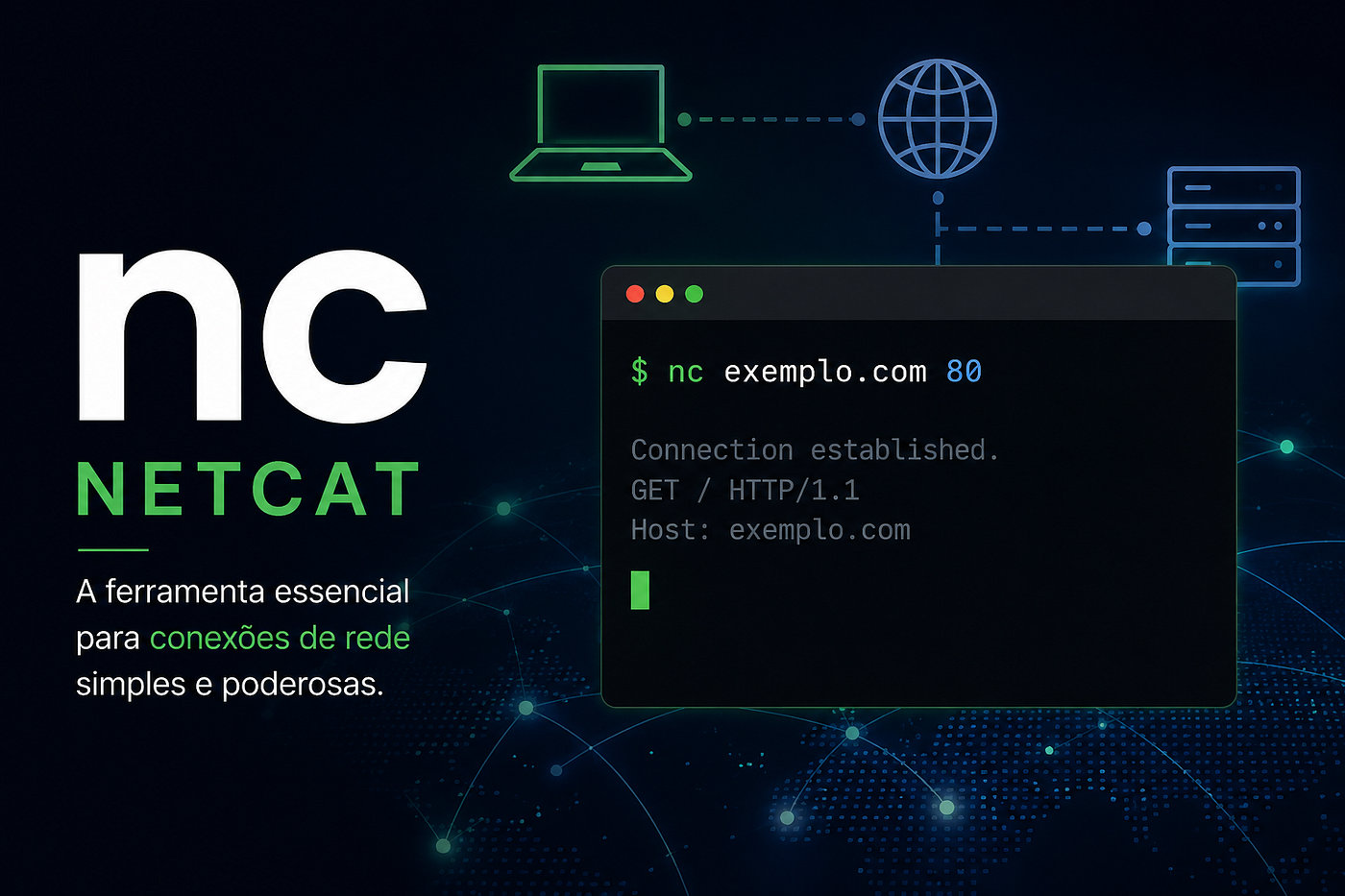 O que é o Netcat (nc)? Entenda a ferramenta que aparece em CTFs, servidores e testes de rede