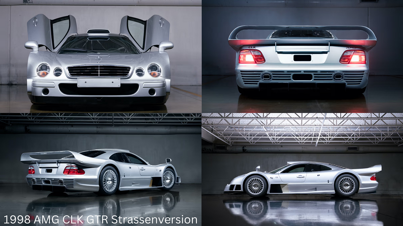 The Most Expensive Production Car In The World In 1998: The Mercedes-Benz  CLK GTR