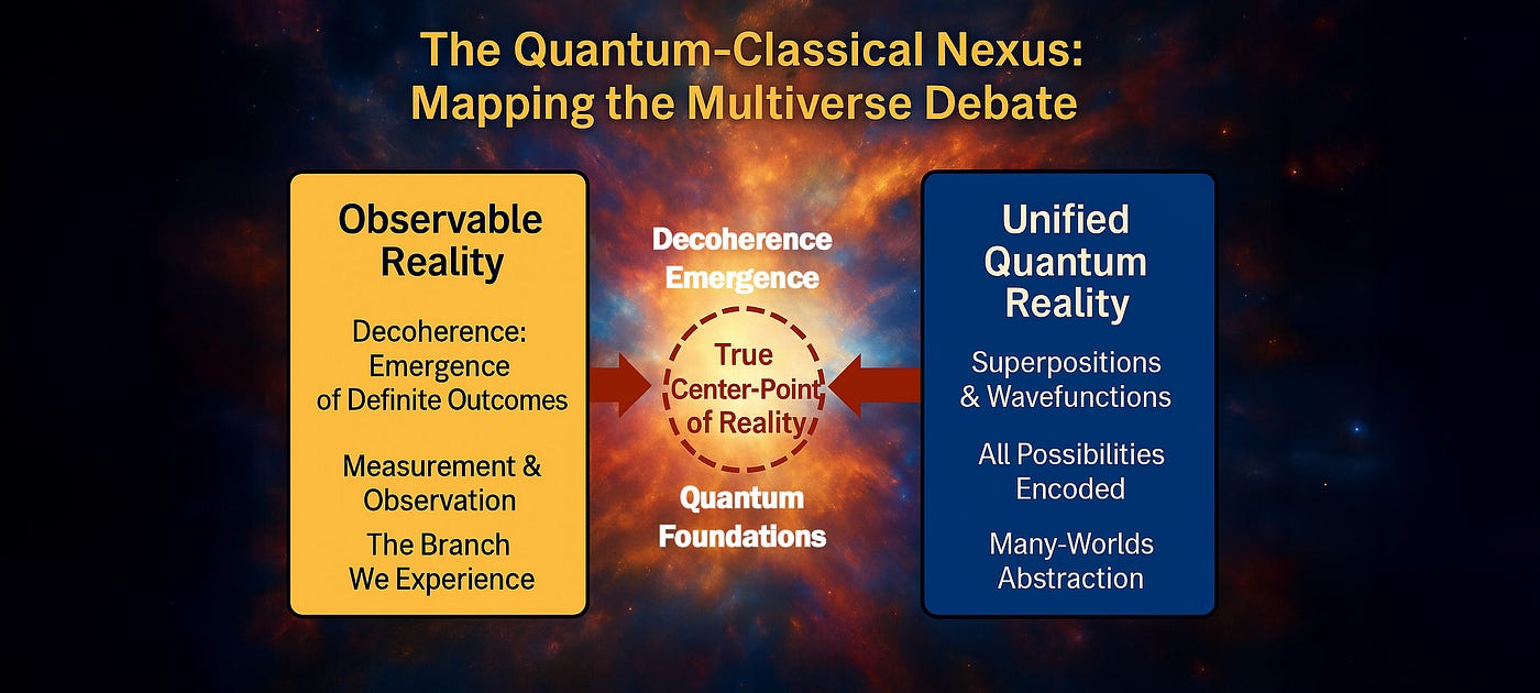 The Multiverse Debate and the Central Point of Reality: A Framework for Analysis