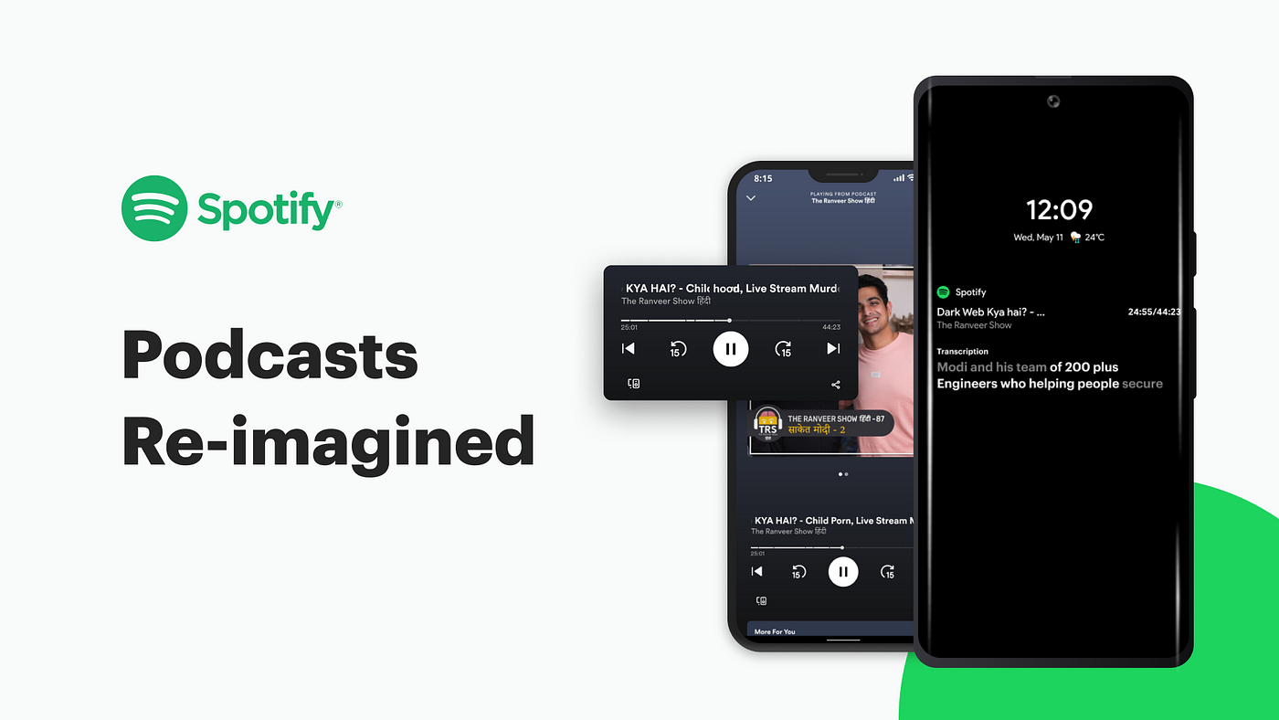 UX Case Study : Spotify podcast Reimagined!, by Satyam Shukla