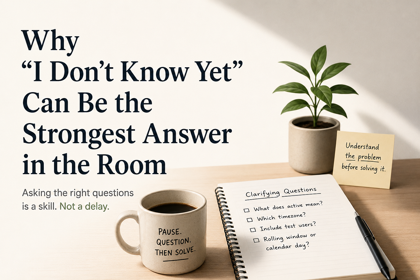 Why Senior Data Engineers Ask Questions Before They Write SQL