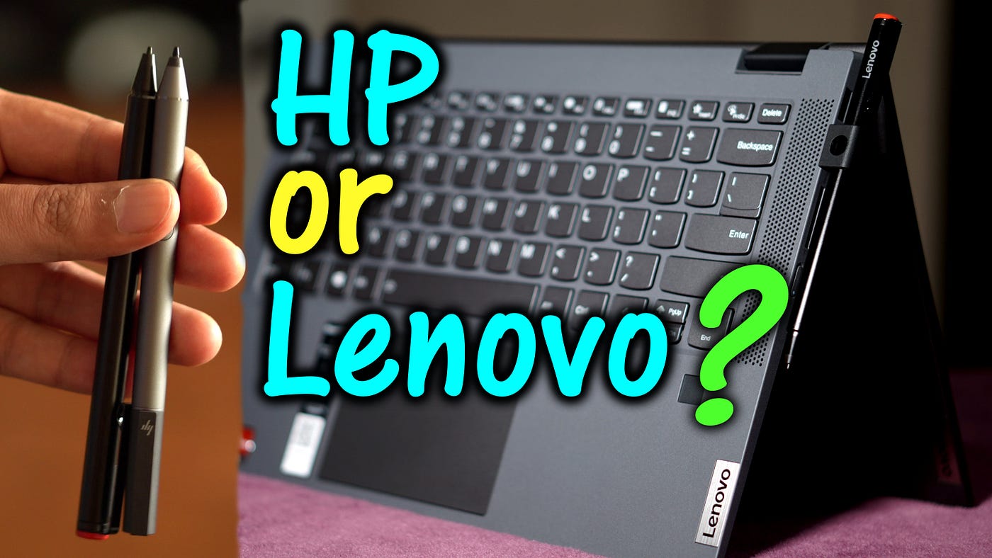 Lenovo IdeaPad Flex 5 vs HP Envy x360 2-in-1. Which Active Pen is best for  writing and drawing? | by Techno Panda | Medium