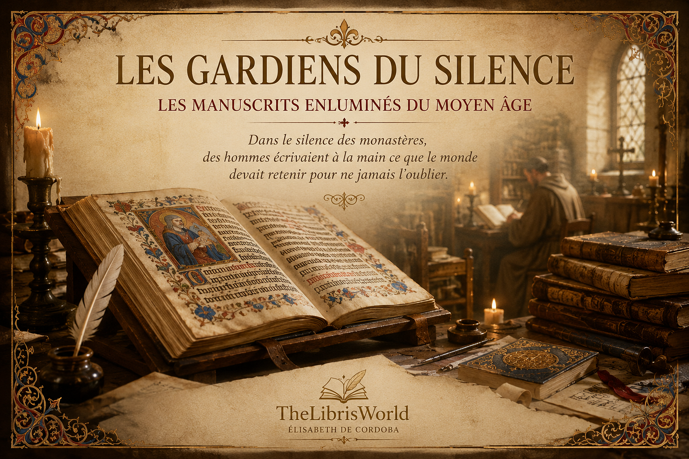 Bien avant les imprimeries modernes, les livres étaient écrits à la main dans le silence des…