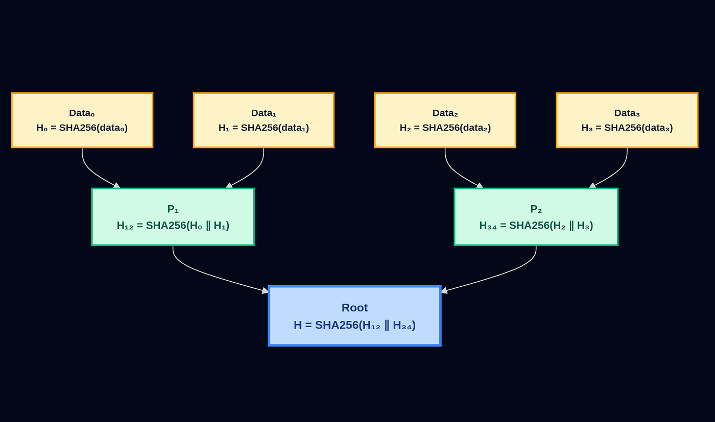 Merkle Tree 101: Create a CLI Tool That Outputs JSON using Golang | by  Ahnaf Hasan Shifat | Medium