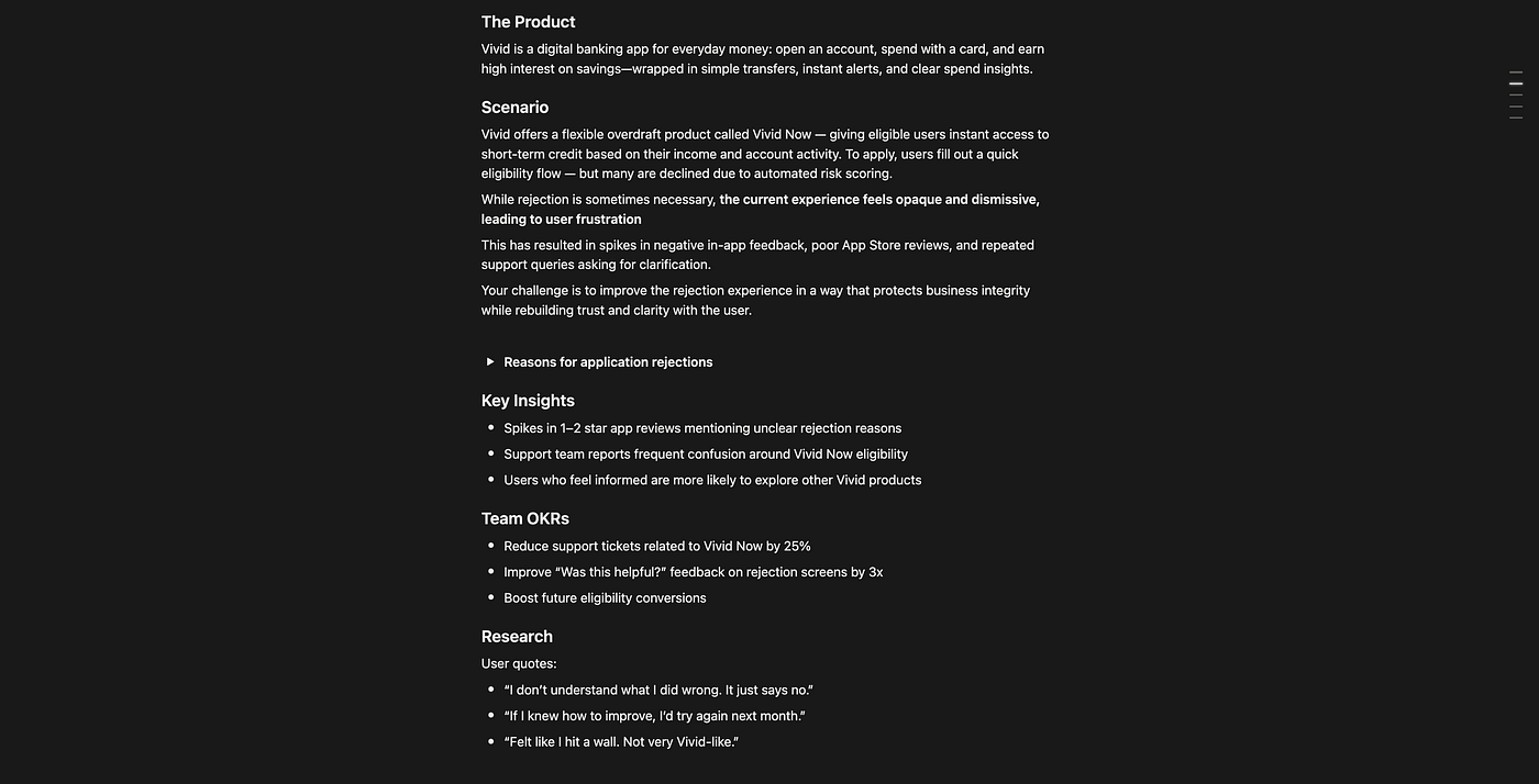 Challenge 03 — Rebuild from negative experience