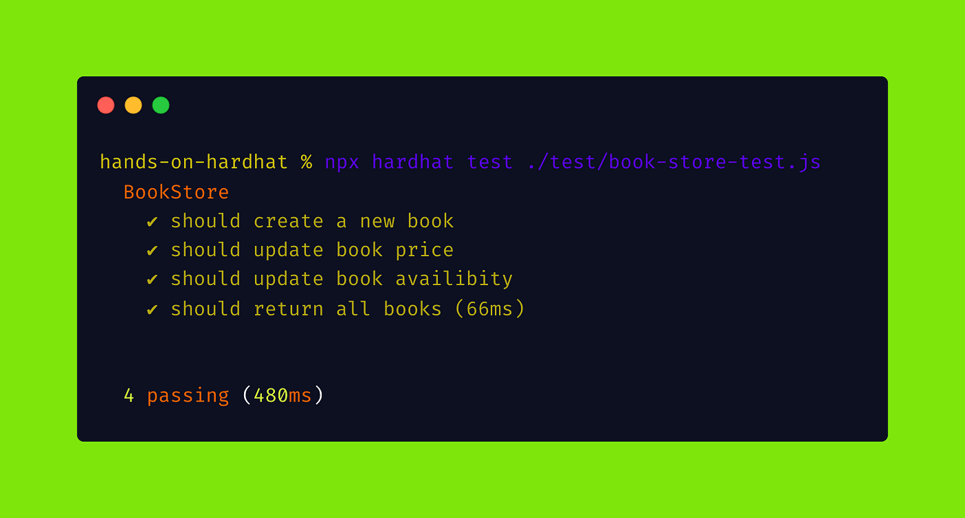 Hands-On Hardhat — Writing Contracts, Testing, and Deploying | by azattech  | Better Programming