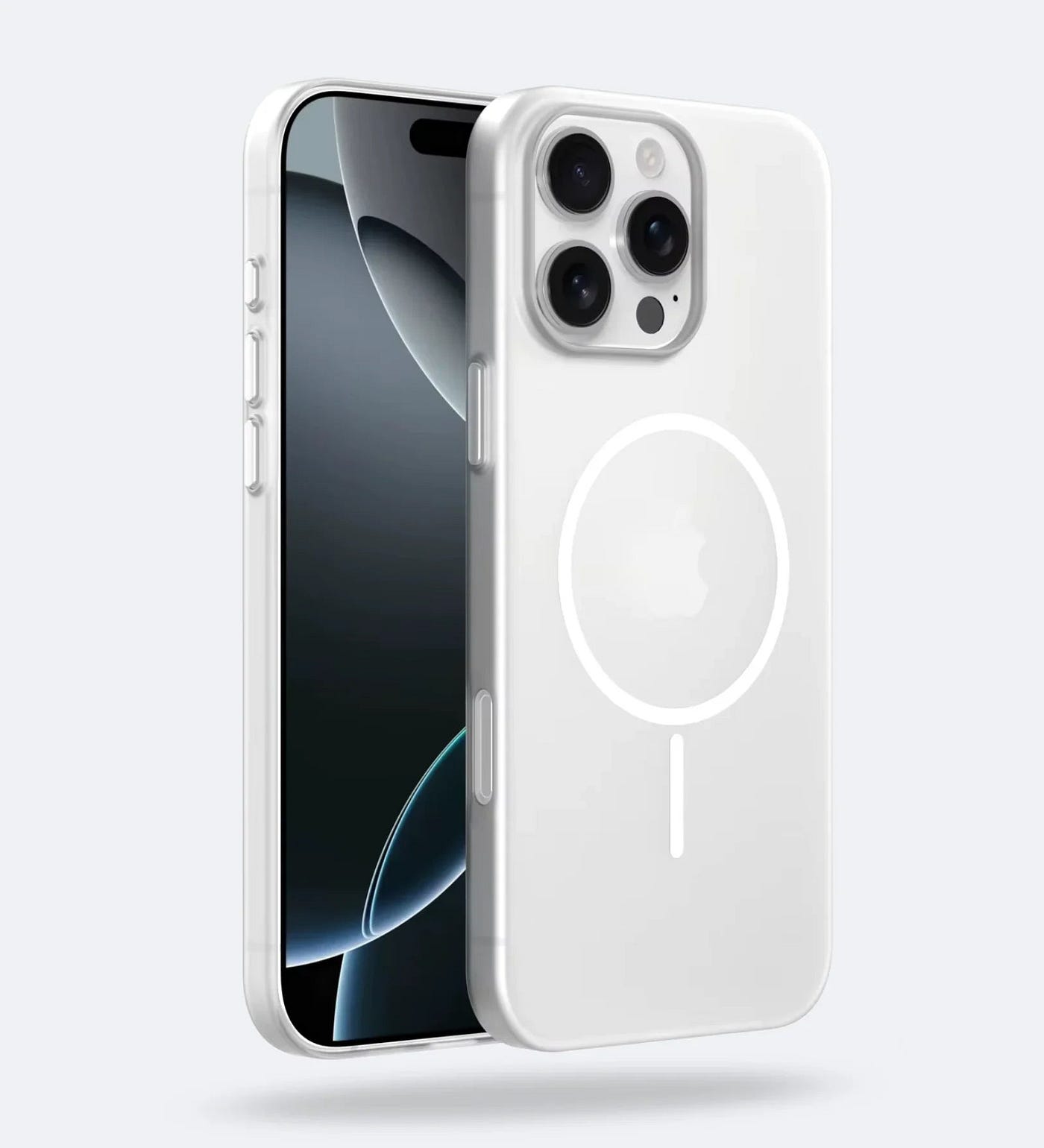 Frosted Ultra-Thin iPhone Case with MagSafe — Matte, 0.35 mm — White