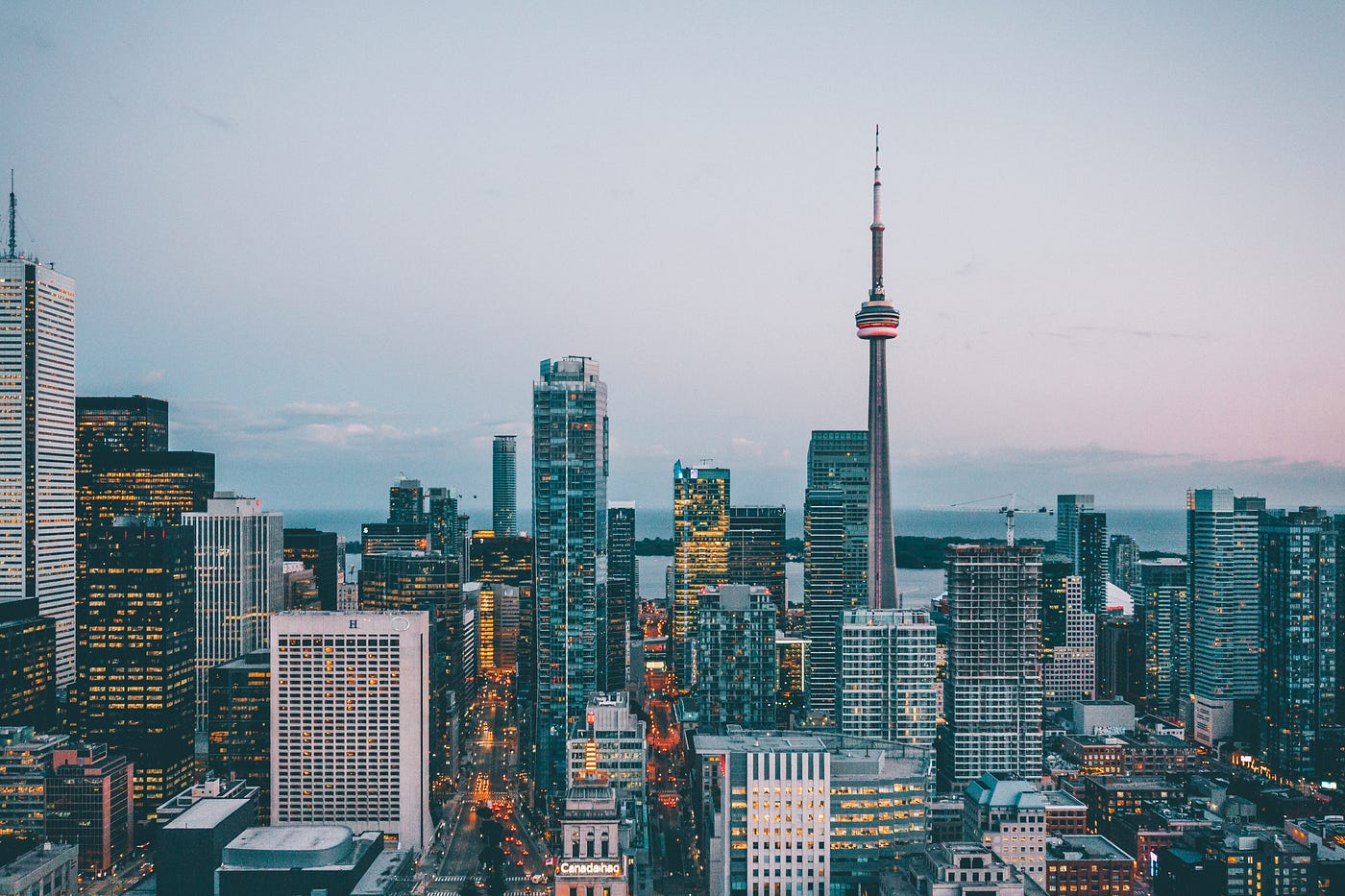 Toronto Skyscrapers Black and White ❤ 4K HD Desktop Wallpaper for