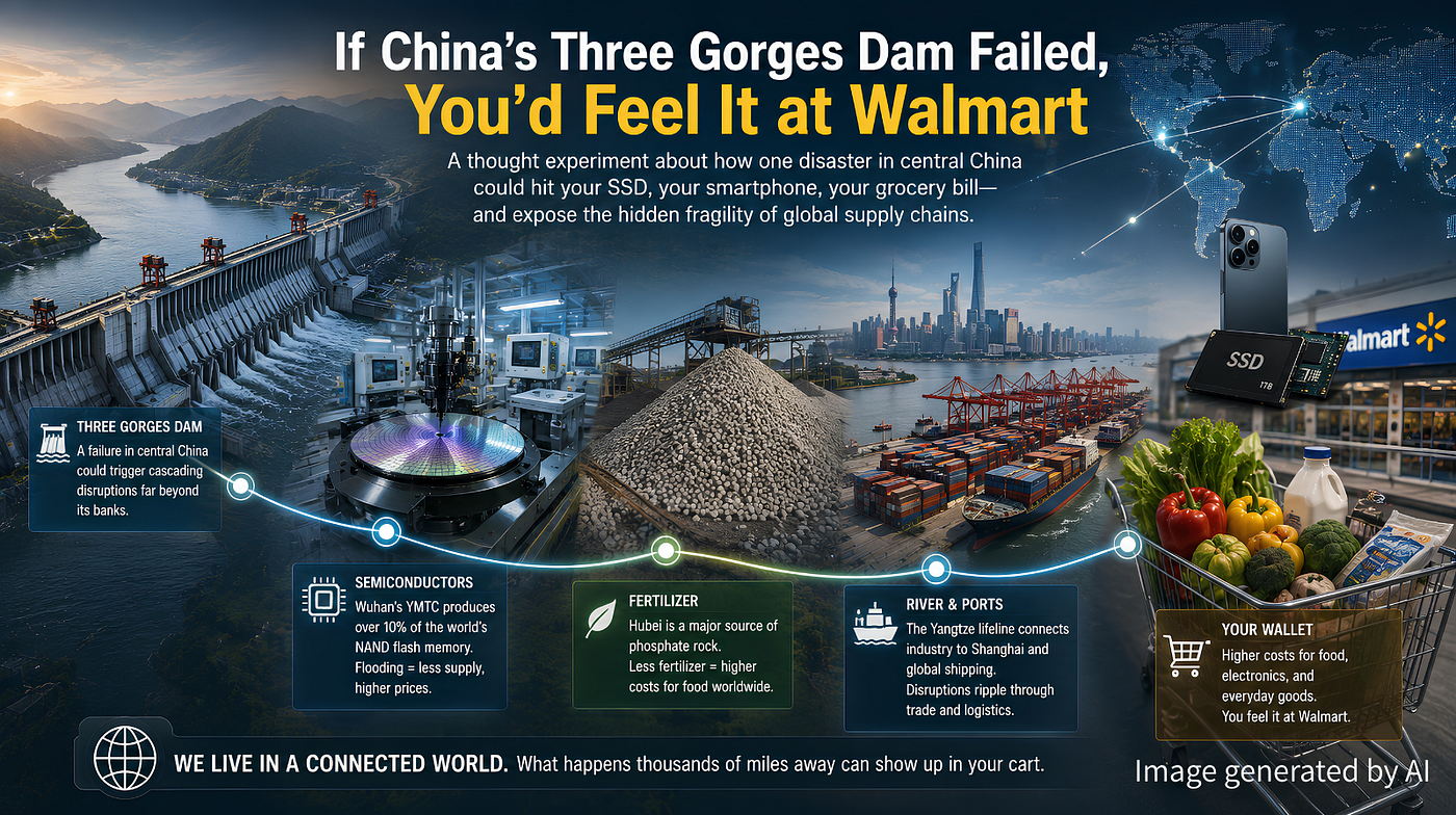 If China’s Three Gorges Dam Failed, You’d Feel It at Walmart
