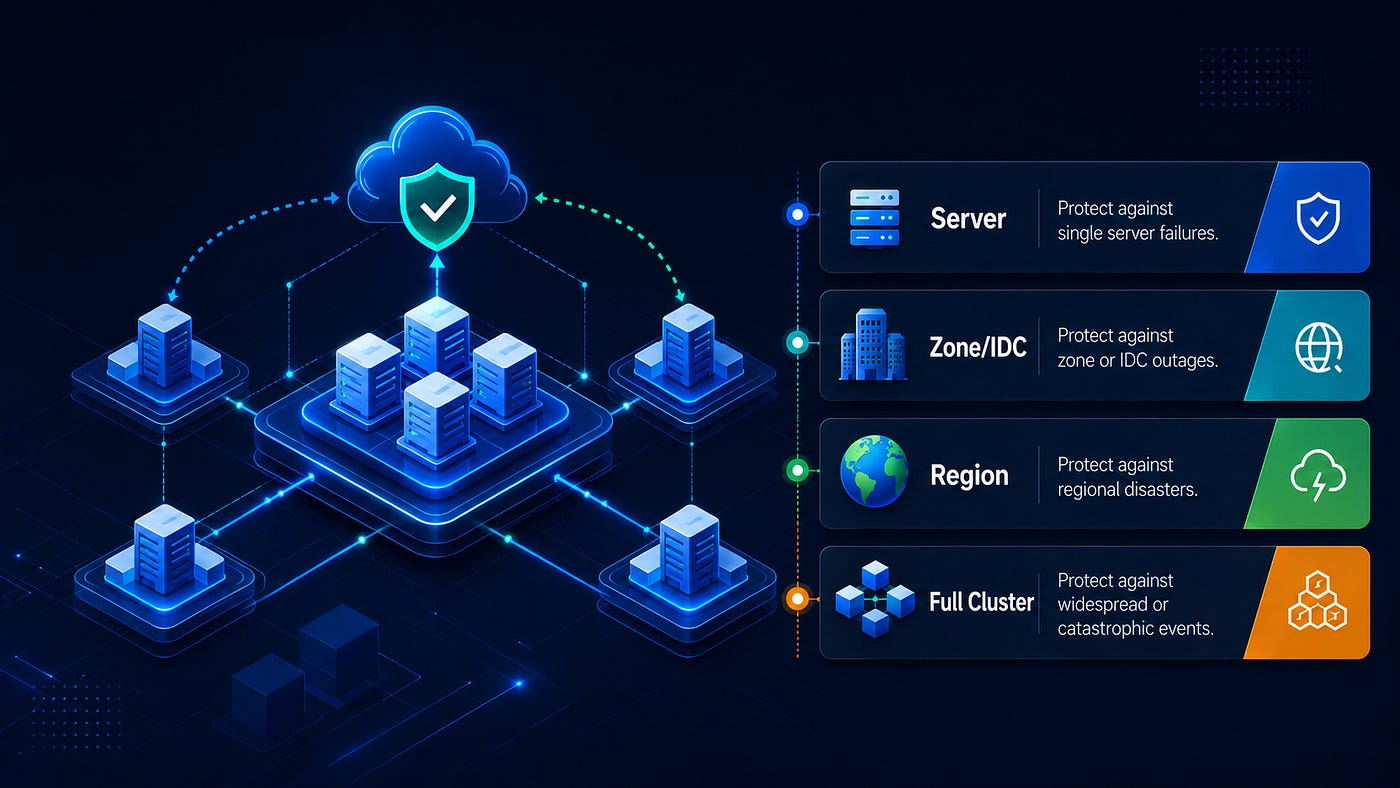 OceanBase Disaster Recovery Design: A Failure-Domain Playbook