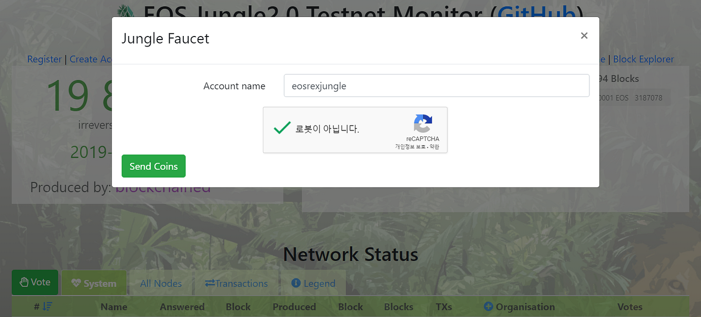 EOS Inside] EOSREX 알아보기 #2편 테스트넷 설정법 | by dONe | EOSYS | Medium