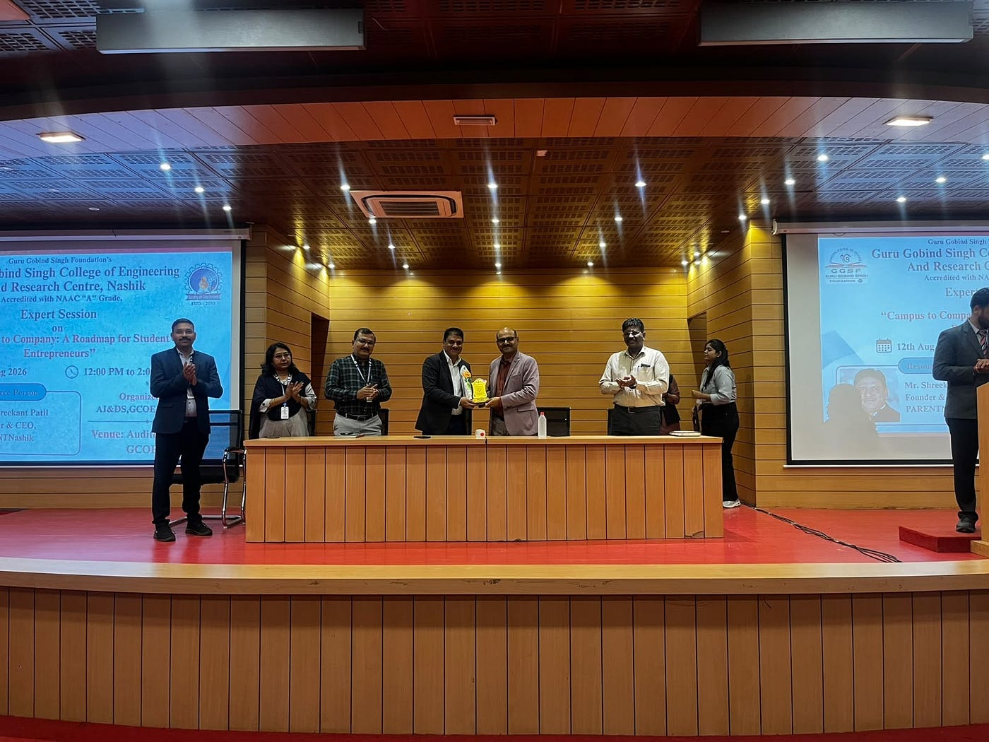 From Campus to Company- Shreekant Patil Mentors GCOERC Students on the Startup Journey