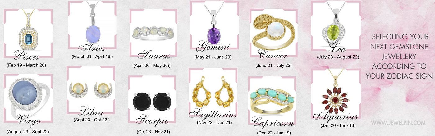 Gemstone Jewellery According to Your Zodiac Sign | Medium