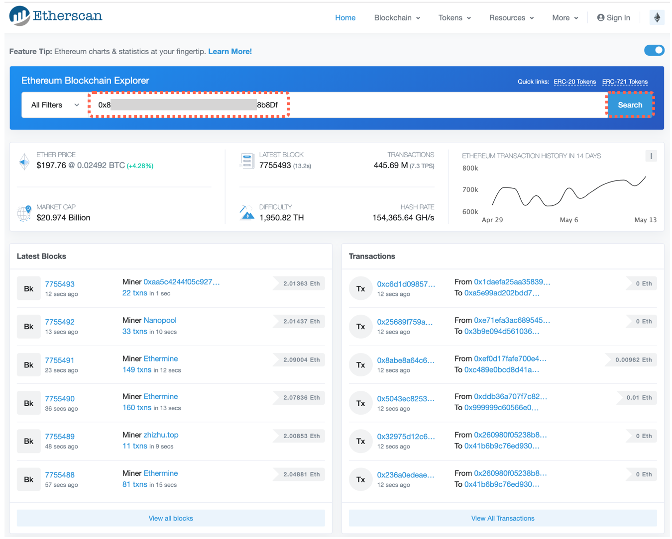 How to use EtherScan. 이더스캔 활용 방법 | by BOSagora | BOSagora | Medium