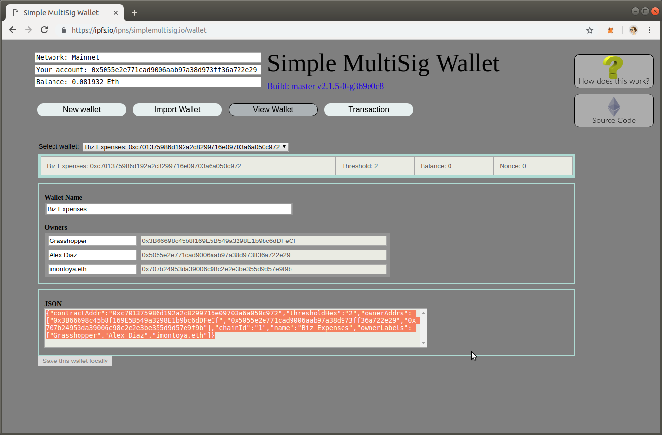 Simple MultiSig — Step by Step. hand-holding guide to the Simple… | by  Alejandro Diaz | Medium