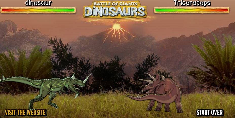 Battle of Giants: Dinosaurs - DinoPit