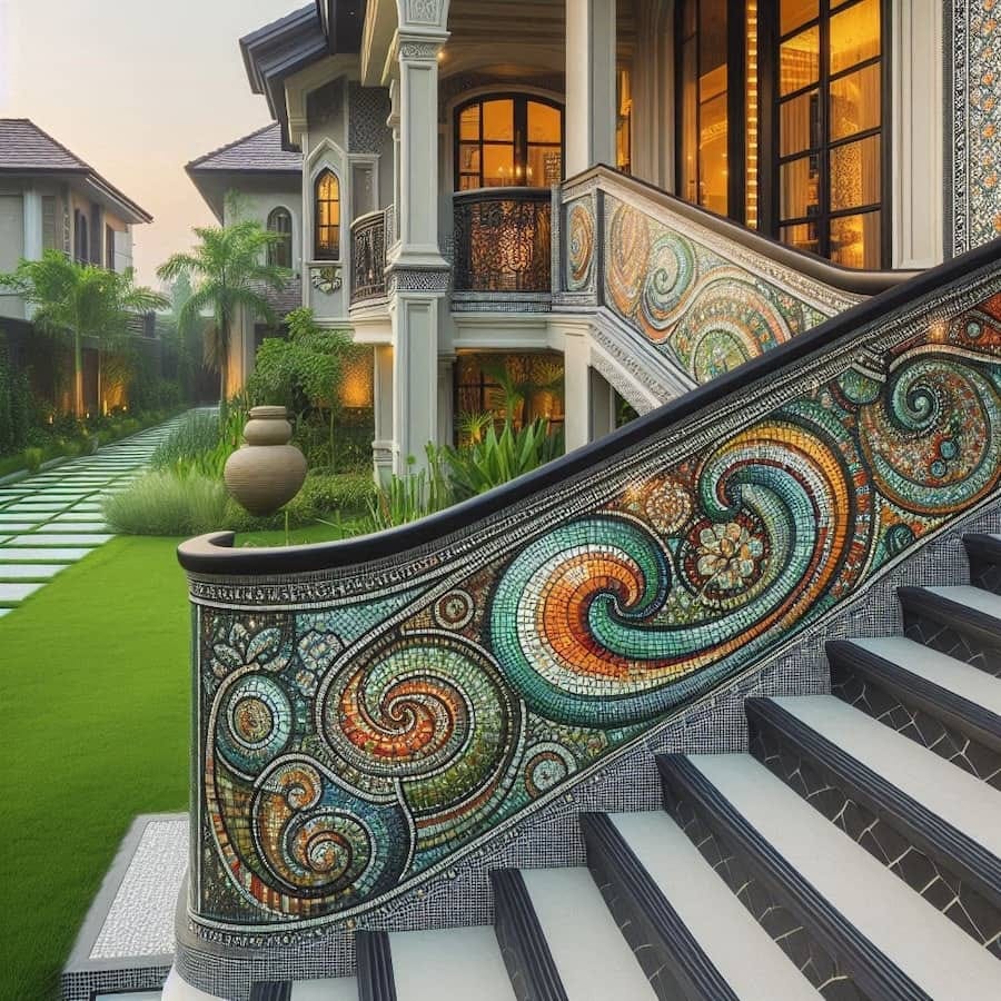 outdoor_mosaic_artwork, Outdoor_Mosaic_Design, Outdoor_Mosaics_Art