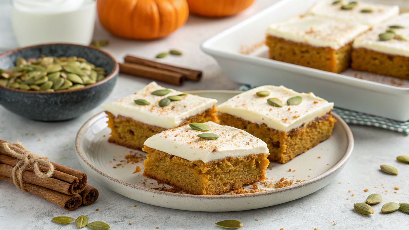 Perfect Pumpkin Bars with Cream Cheese Frosting: A Fall Favorite