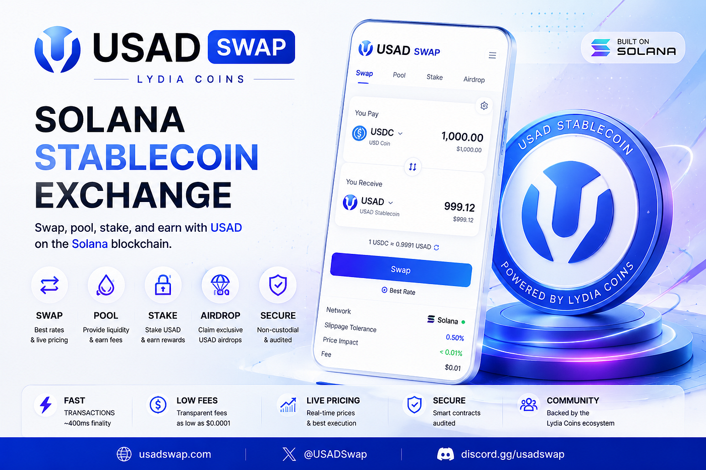 USAD Holders: Unlock More Utility With USAD Swap and the Future of Stablecoin DeFi