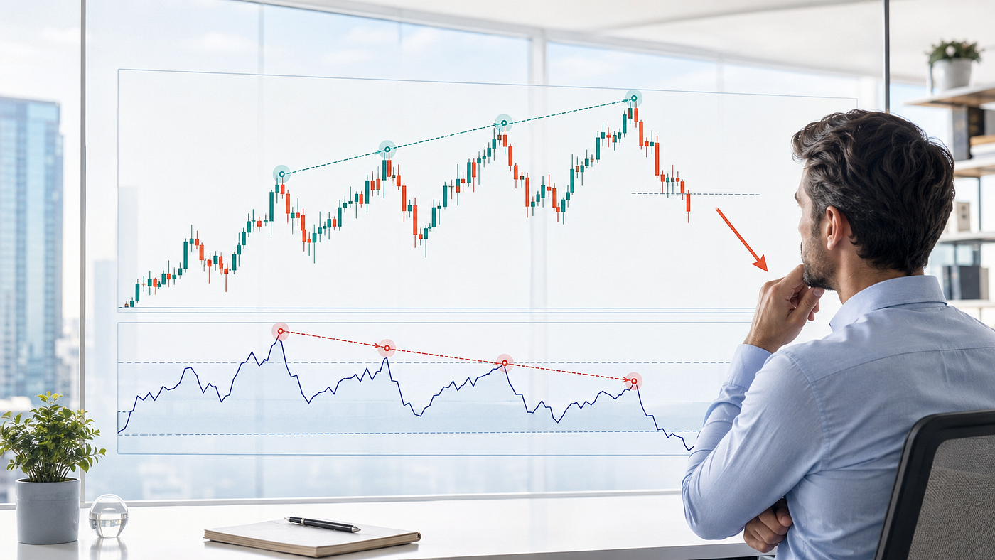 RSI Down Price Up Strategy: Trading Bearish Divergence with Better Confirmation