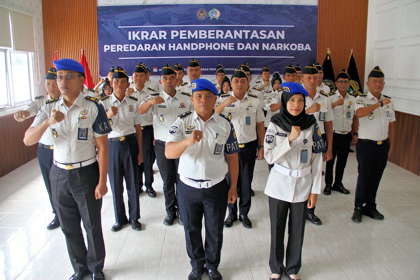 Concrete Steps to Eradicate Halinar, Bengkulu Prison Joins Joint Pledge