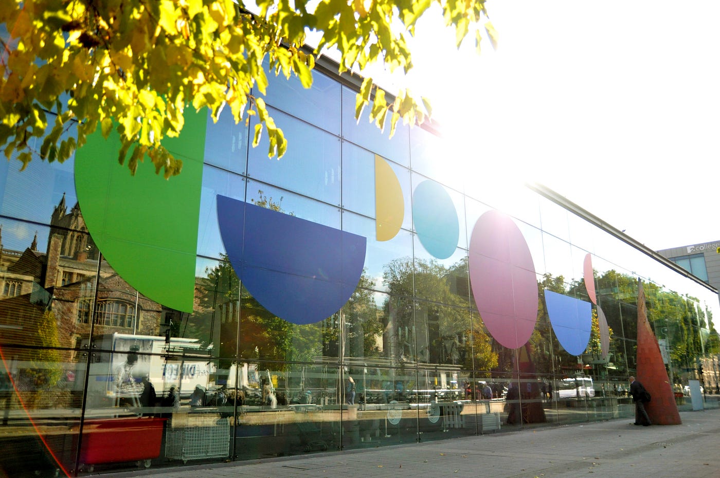 The new We The Curious logo, in pride of place on Anchor Road.