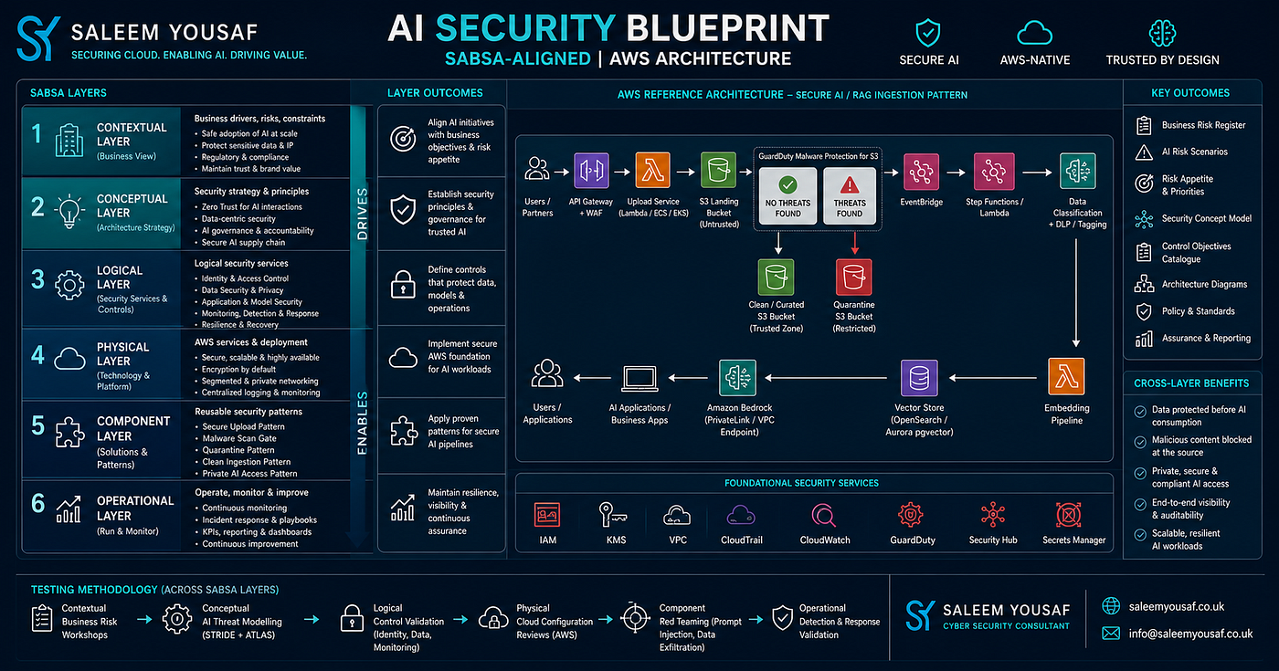 Saleem Yousaf discusses AI Security Isn’t About Models It’s About Trust: A SABSA-Aligned Blueprint…