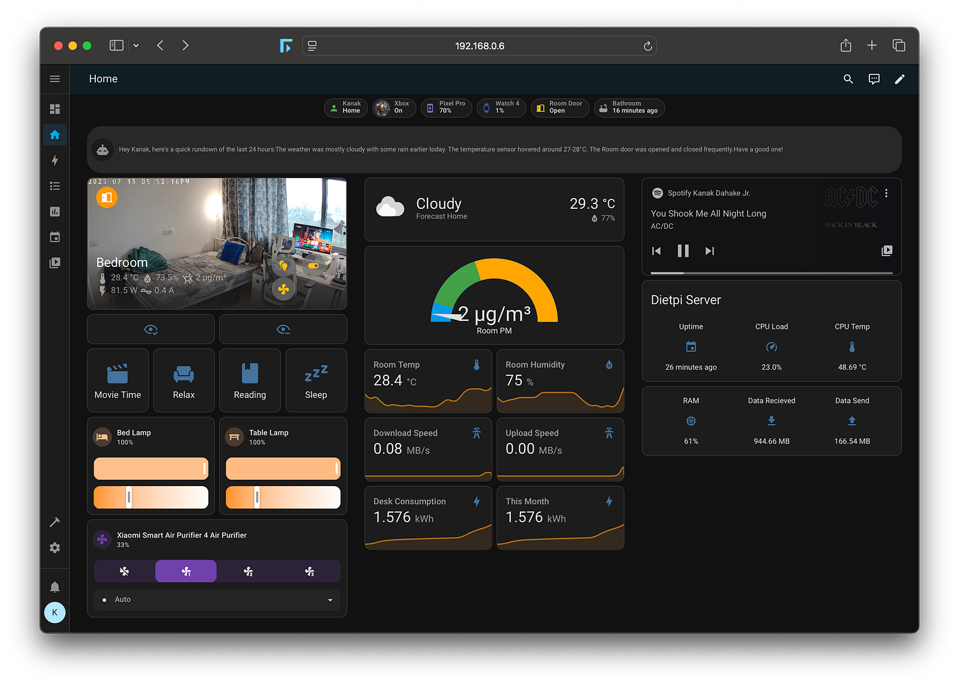 My House Thinks: Building a Genius-Level Smart Home with AI