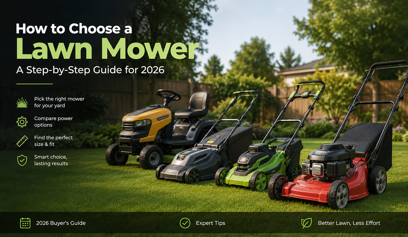 How to Choose a Lawn Mower: A Step-by-Step Guide for 2026